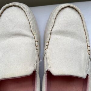 SKECHERS Air Cooled Canvas Loafer / Boat Shoe Slip on Sneaker